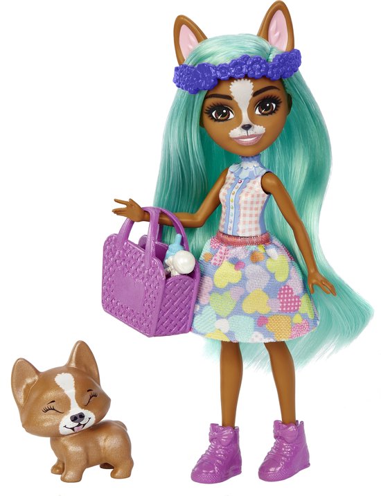 Enchantimals - Baby’s Beste Vriendjes - Crizia - Corgi - Modepoppen van Enchantimals