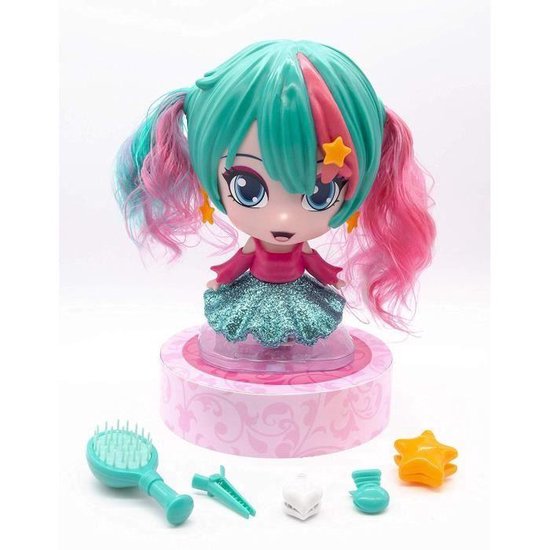 Fancy pop met accessoires van Merkloos