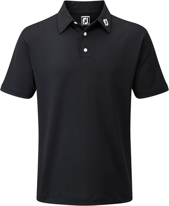 Footjoy Pique Poloshirt 91822 Zwart van Footjoy