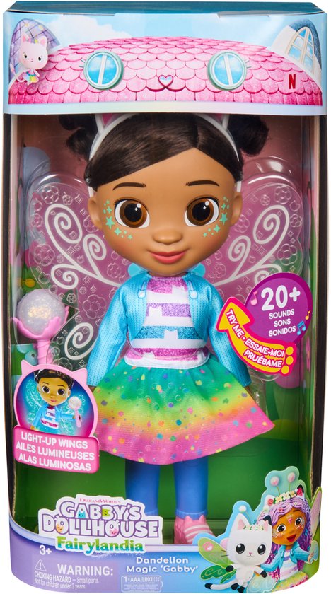 Gabby's Poppenhuis Feeënlandia - Pop met meer dan 20 geluiden en vleugels