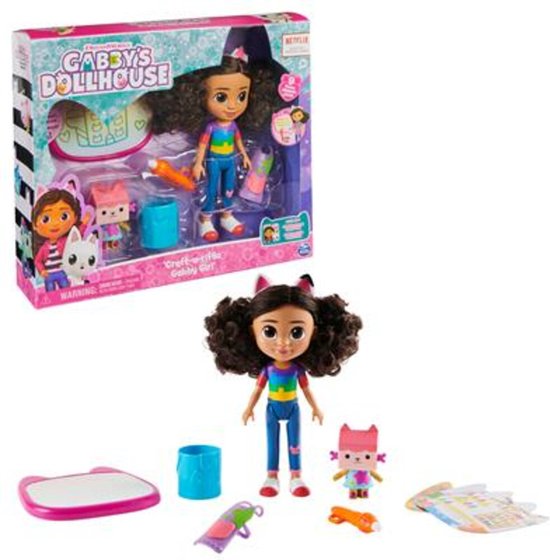Gabby's Poppenhuis - Gabby Pop & Babykitty Knutsel-speelset van Spin Master