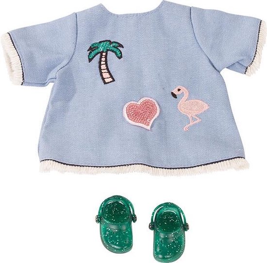 Götz accessoire Babyensemble Jeans Strand,42cm van Merkloos