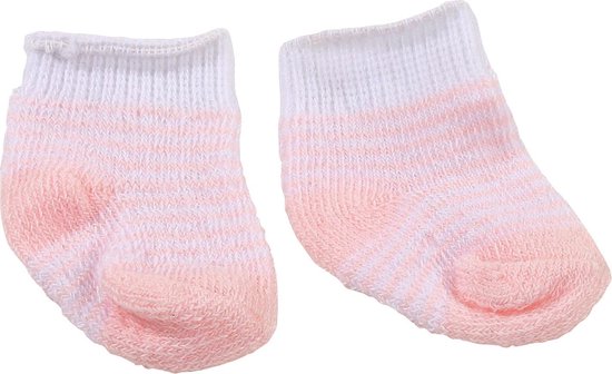 Götz accessoire BC Socken stripy pink 30-50cm van Merkloos