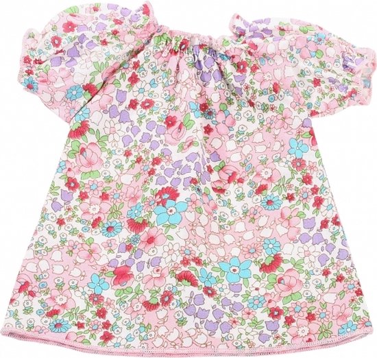 Götz Basic Boutique, jurk "Mille fleurs", babypoppen 42-46 cm / staanpoppen 45-50 cm van Merkloos