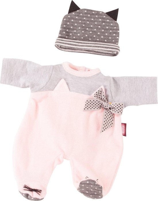 Gotz Boutique, combi ""Cosy cat"", babypoppen 30-33 cm (Inhoud: 2-delig) van Götz