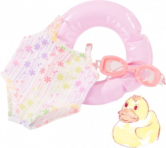 Götz Boutique Poppenkleding 3-delige Zwemset - Summer Must Have