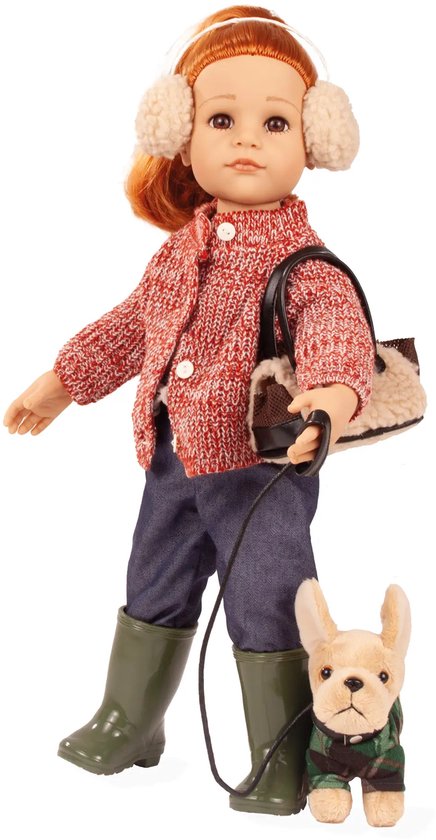 Götz Modepop Hannah en haar Hond 2025 50 cm van Merkloos