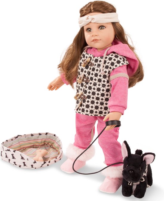 Götz modepop Hannah Staycation met hondje ca.50cm van Götz