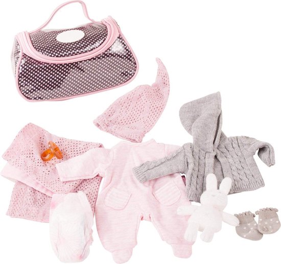 Götz poppenkleding Babyset 10delig 33cm van Götz