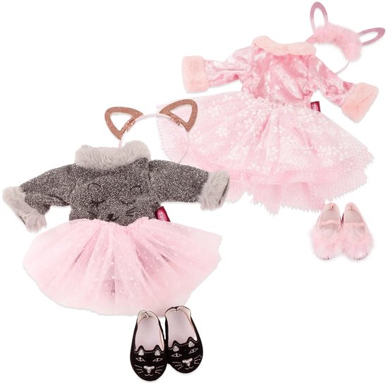 Götz Poppenkleding Kledingset Animal Chic 46 - 50 cm van Merkloos