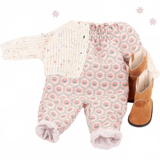 Götz Poppenkleding Kledingset Jumpsuit 46 - 50 cm van Merkloos