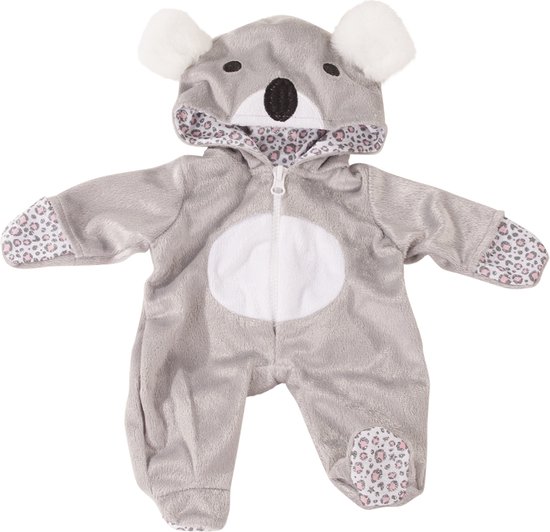 Götz poppenkleding voor pop 30-33cm Koala onesie van Merkloos