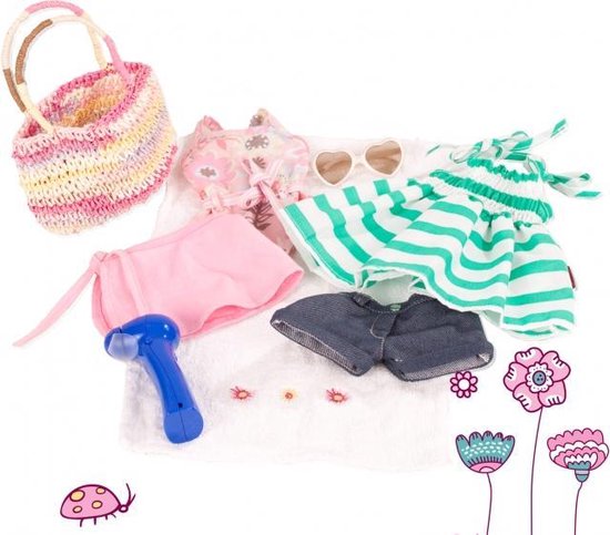 Götz poppenkleding zomerpret voor XM pop 36cm van Götz