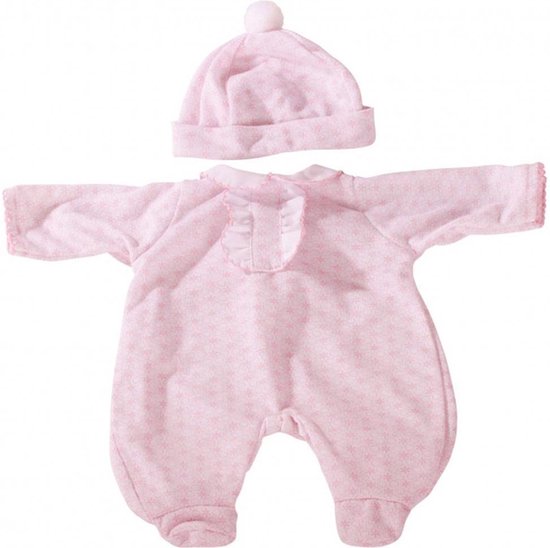Götz Poppenkleertjes Götz Baby's 33 cm Pyjama met muts - Roze van Merkloos