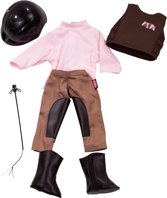 Götz Poppenkleertjes Götz Girls 45-50 cm Paardrijkleding van Merkloos