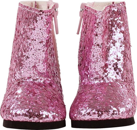 Götz Shoes & Co, laarzen "Glitterpink", babypoppen 42-46 cm / staanpoppen 45-50 cm van Merkloos