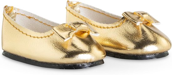 Gouden Ballet Pumps voor Pop (36 cm), Geschikt Vanaf 3 Jaar van Merkloos