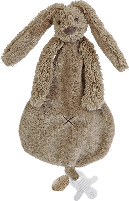 Happy Horse Konijn Richie Knuffeldoekje - Bruin - Baby cadeau van Happy Horse