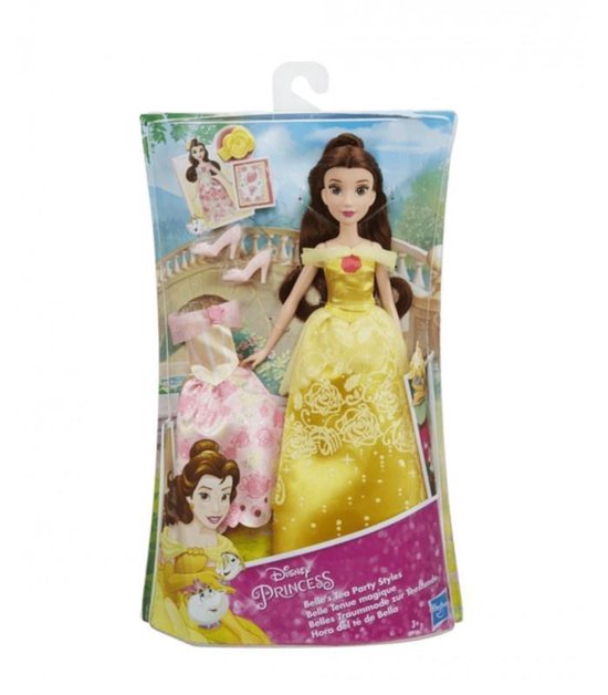 Hasbro Disney Princess Tienerpop Belle Meisjes 28 Cm Geel van Hasbro