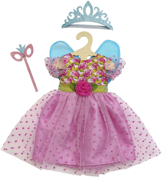 Heless Jurk met Vleugels en Kroon 28 - 35 cm