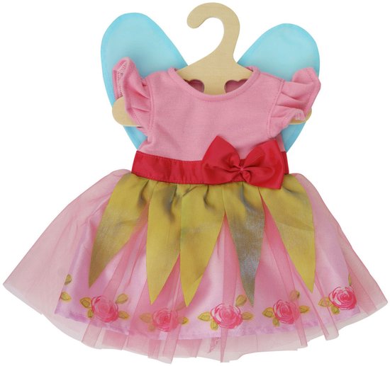 Heless poppenjurk prinses Lillifee met strik en vleugels 28-35 cm.