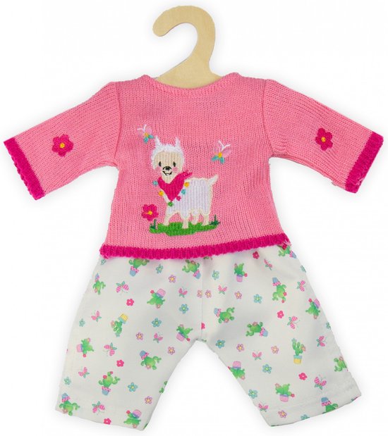 Heless Poppenkleding "alpaca Oscar" 28-35 Cm Roze van Heless