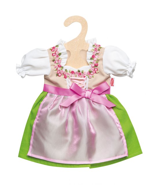 Heless Poppenkleding Jurk Oktoberfeest Meisjes 28-35 Cm 2-delig