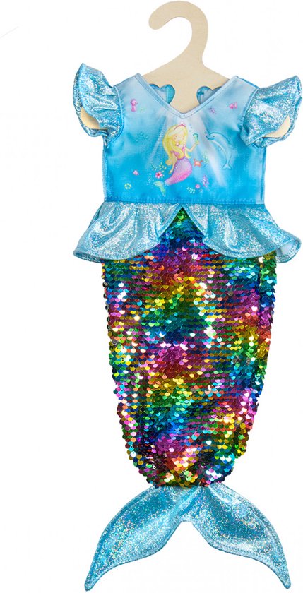 Heless Poppenkleding Outfit Zeemeermin Ava 28-35 Cm van Merkloos