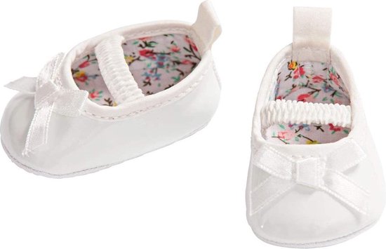 Heless Poppenschoenen Ballerina Meisjes 38-45 Cm Polyester Wit van Heless
