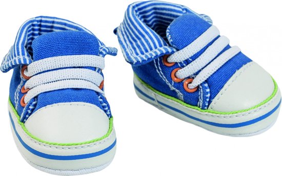 Heless Poppenschoenen Sneaker Meisjes 30-34 Cm Blauw van Heless