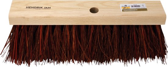 Hendrik Jan - Stadsbezem - Bassine - Harde natuurvezels - 45 cm van Hendrik Jan