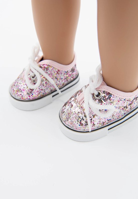 I'm a Girly Accessory Rose Gouden Glitter Sneakers van I'm A Girly