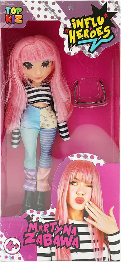 Influ Heroes - Pop Miss Martyna - Accessoire - Hoogte 23 cm van Mattel
