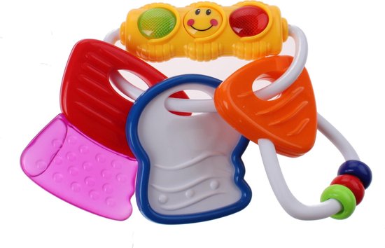 Jonotoys Activity Keys Baby Sleutels Met Licht Blauw van Jonotoys