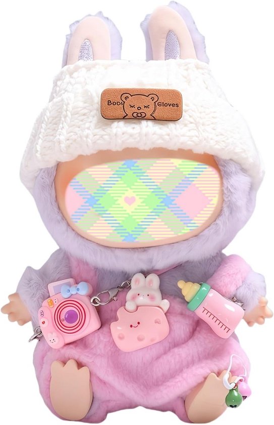 Kawaii Outfit voor 15 cm en 17 cm Poppen - 3-delige Broekset van Merkloos