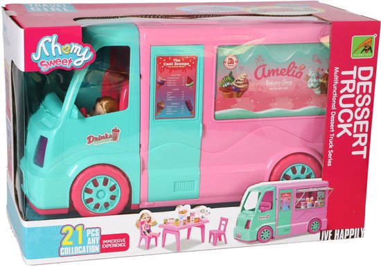 KiddyGo speelgoed foodtruck cupcakes 21-delig met accessoires. van Classic World