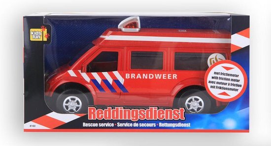Kids Fun brandweer 26 cm van Kids Fun
