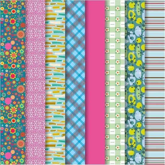 Kleding voor poppen - Stoffen set - Creatief knutselen - Handwas onderhoud - 31 x 24 cm - Meerkleurig