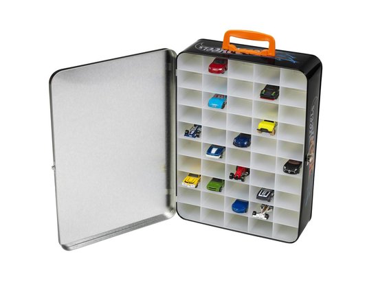 Klein Toys Hot Wheels verzamelkoffer - geschikt voor max. 50 auto's - 26x8,5x37,5 cm - zwart van Klein Toys