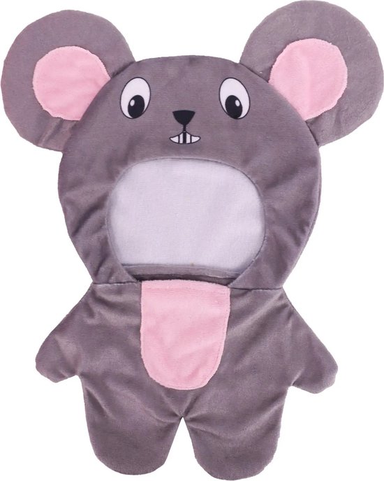 Klikkopers® - Muis Kostuum - Paper Duck Kleding - Paper Duck Kleertjes - 30 cm - Lalafanfan Kleding - Lalafanfan Kleertjes - Paper Duck - Paperduck van Klikkopers