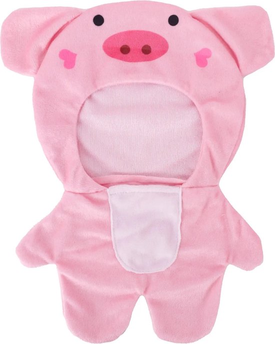 Klikkopers® - Varken Kostuum - Paper Duck Kleding - Paper Duck Kleertjes - 30 cm - Lalafanfan Kleding - Lalafanfan Kleertjes - Paper Duck - Paperduck van Klikkopers