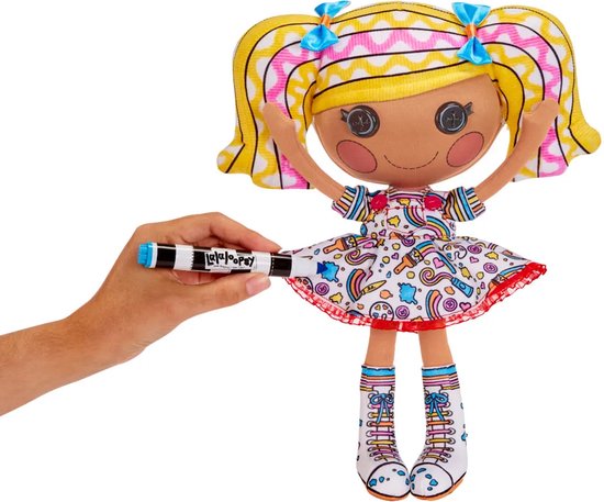 Lalaloopsy pop Color me - Zelf in kleuren - Mode poppen - Poppen - Uit wasbaar stift van Lalaloopsy