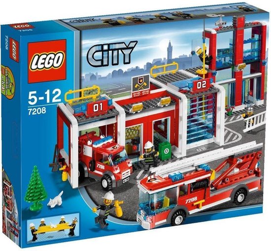 LEGO City Brandweerstation - 7208 van LEGO