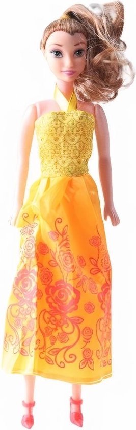 Lg-imports Prinsessenpop Meisjes 28 Cm Oranje van LG-Imports