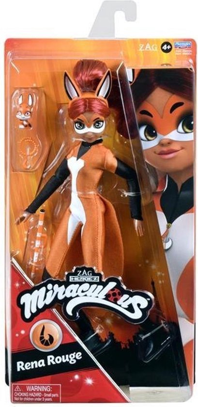 Lieveheersbeestje en kat Noir-serie Red Fox Doll Toys van Merkloos