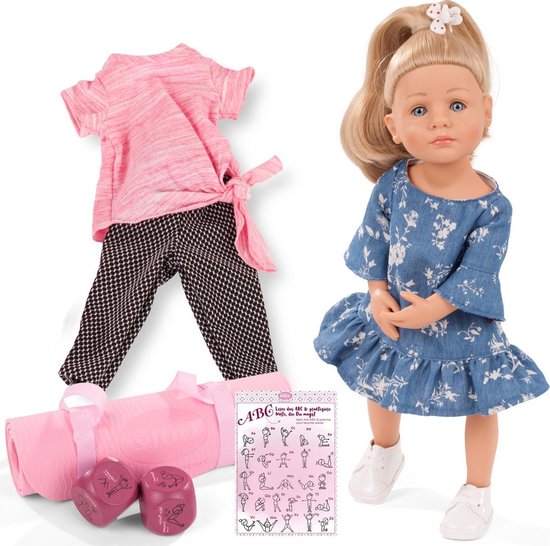 Little Kidz pop Lotta Yoga van Merkloos