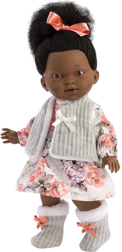 Llorens donker popje Zoe met haar 28 cm