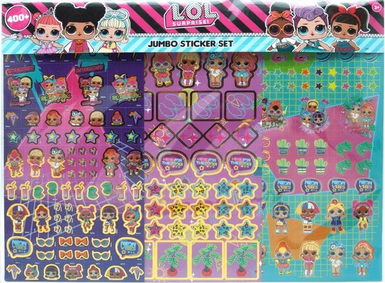 L.O.L. Surprise - Stickerset - 400 delig van L.O.L. Surprise!