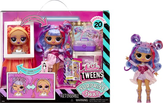 L.O.L. Surprise! Tweens Surprise - 16,5 cm - Swap Modepop - Buns-2-Braids Bailey van L.O.L. Surprise!