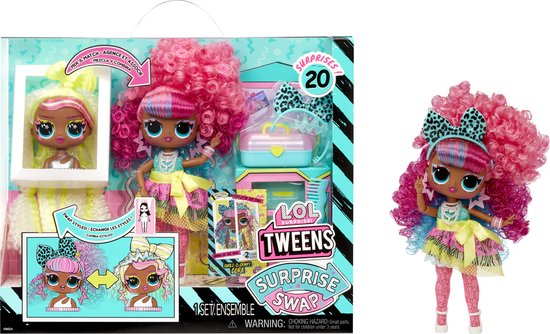 L.O.L. Surprise! Tweens Surprise - 16,5 cm - Swap Modepop - Curls-2-Crimps Cora van L.O.L. Surprise!